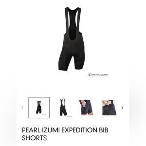 Pearl Izumi Black Expedition Bib Shorts
